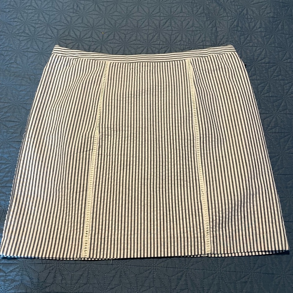 NWT Seersucker Aline Skirt 12